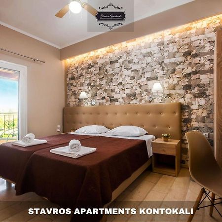 Stavros Apartments Kontokali Next To Gouvia Marina エクステリア 写真