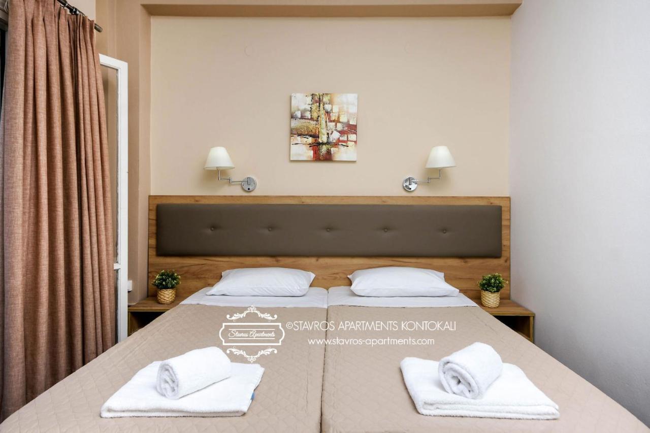Stavros Apartments Kontokali Next To Gouvia Marina エクステリア 写真